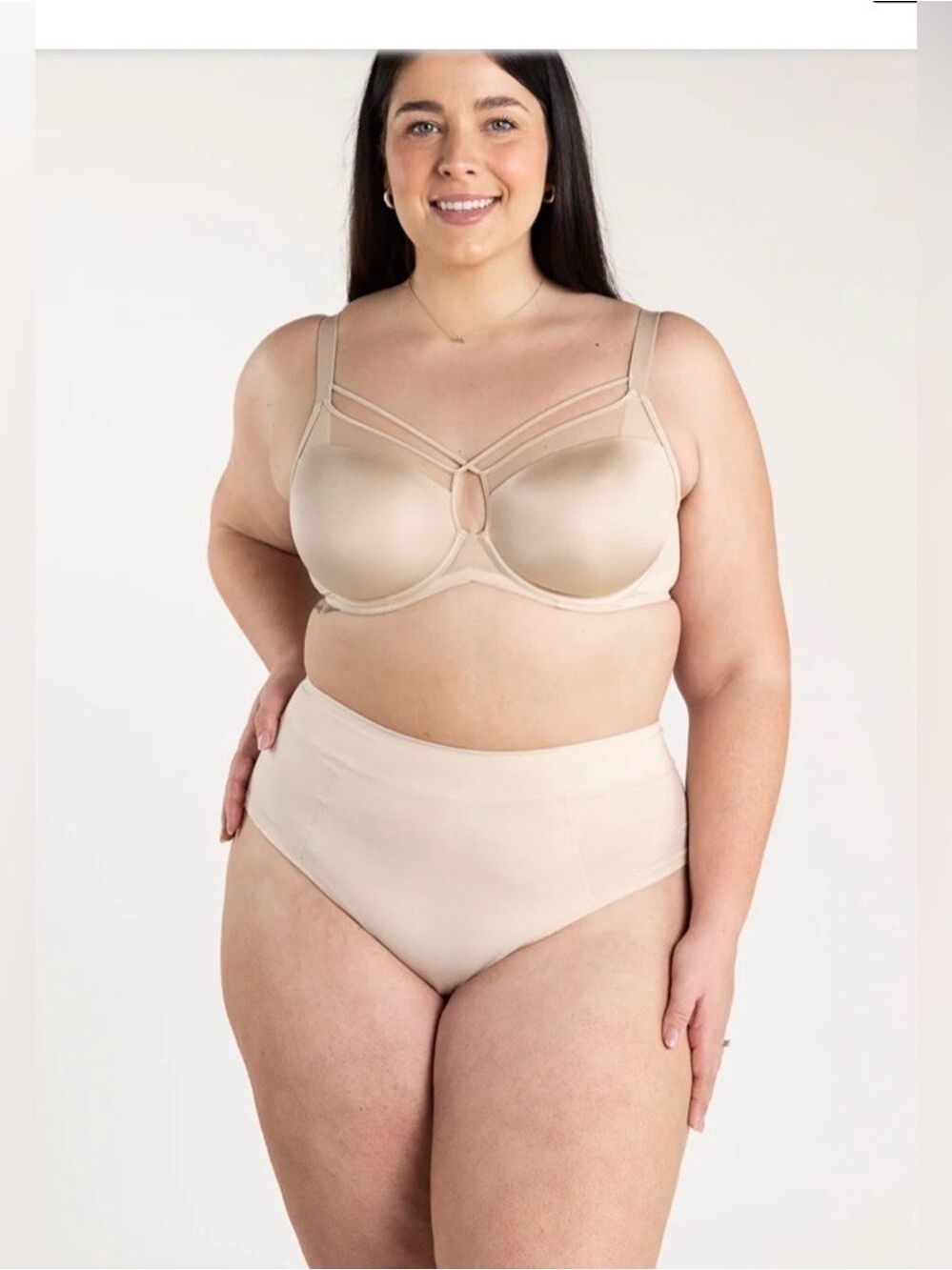 Understance Peek-Proof T-Shirt FlexWire Contour Demi Bra Chanpagne 40C - Picture 2 of 7